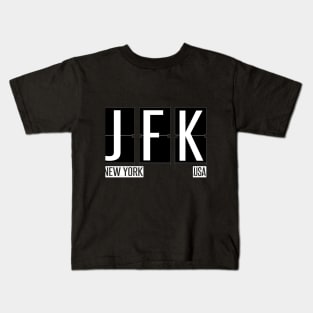 JFK - New York Airport Code Souvenir or Gift Shirt Kids T-Shirt